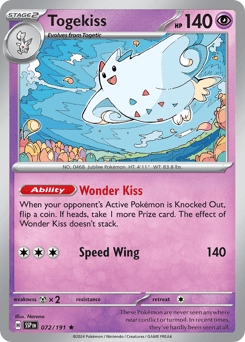2024 Surging Sparks Togekiss #72