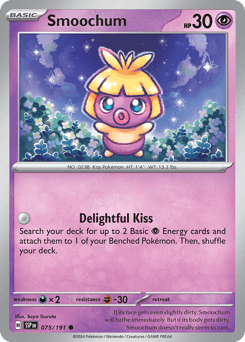 Smoochum Surging Sparks card