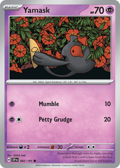 2024 Surging Sparks Yamask #82