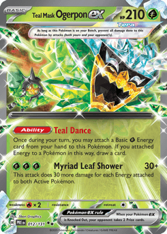 2025 Prismatic Evolutions Teal Mask Ogerpon ex #12