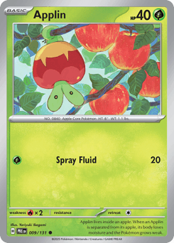 2025 Prismatic Evolutions Applin #9