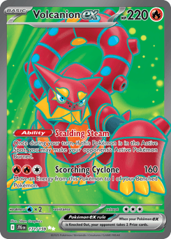 Volcanion-EX Journey Together card