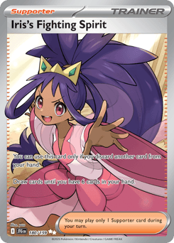 Iris's Fighting Spirit Journey Together card