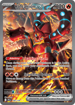 2025 Journey Together Volcanion ex #182