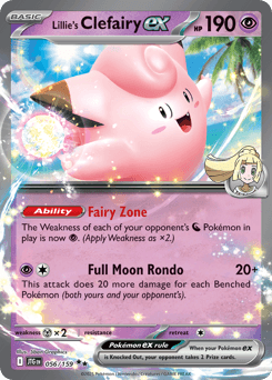 Lillie's Clefairy ex Journey Together card