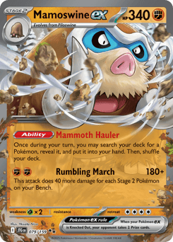 2025 Journey Together Mamoswine ex #79