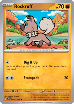 2025 Journey Together Rockruff #84