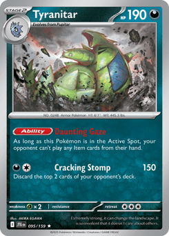 2025 Journey Together Tyranitar #95