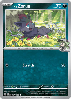 2025 Journey Together N's Zorua #97