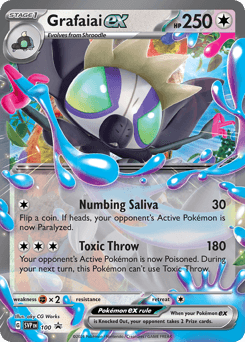 2023 Scarlet & Violet Black Star Promos Grafaiai ex #100
