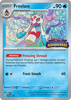Froslass Scarlet & Violet Black Star Promos card