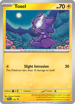 Toxel Scarlet & Violet Black Star Promos card