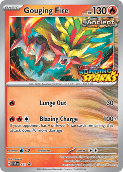 Gouging Fire Scarlet & Violet Black Star Promos card