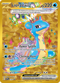 Lapras ex Scarlet & Violet Black Star Promos card