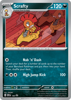 Scrafty Scarlet & Violet Promos card