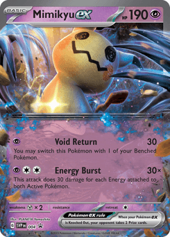 2023 Scarlet & Violet Black Star Promos Mimikyu ex #4