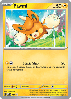 Pawmi Scarlet & Violet Black Star Promos card