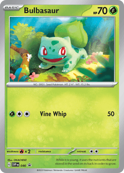 2023 Scarlet & Violet Black Star Promos Bulbasaur #46