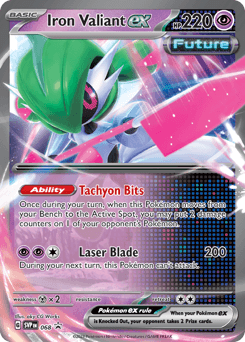 Iron Valiant ex Scarlet & Violet Black Star Promos card