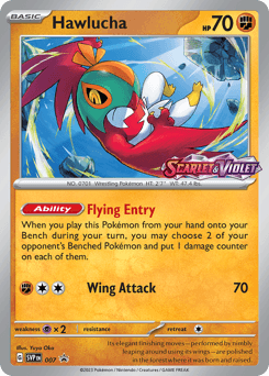 Hawlucha Scarlet & Violet Black Star Promos card