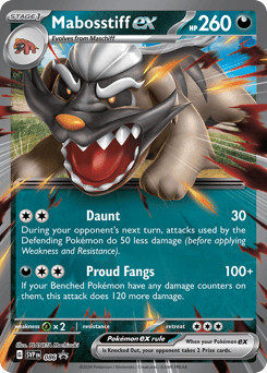 2023 Scarlet & Violet Black Star Promos Mabosstiff ex #86