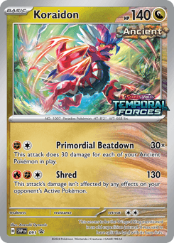 Koraidon Scarlet & Violet Black Star Promos card