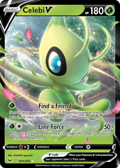 Celebi V Sword & Shield card