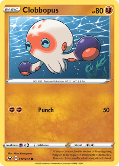 Clobbopus Sword & Shield card