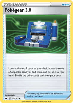 Pokégear 3.0 Sword & Shield card