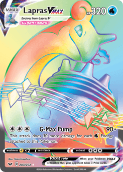 Lapras VMAX Sword & Shield card