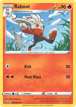 Raboot Sword & Shield card