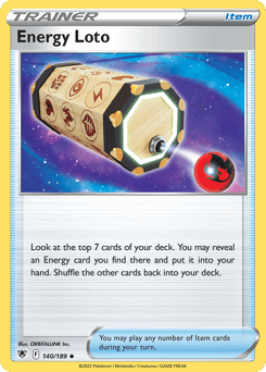 2022 Astral Radiance Energy Loto #140