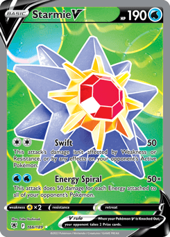 Starmie V Astral Radiance card