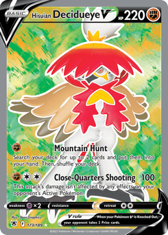 2022 Astral Radiance Hisuian Decidueye V #173