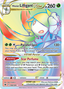 2022 Astral Radiance Hisuian Lilligant VSTAR #190
