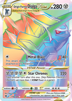 Origin Forme Dialga VSTAR Astral Radiance card
