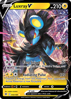 2022 Astral Radiance Luxray V #50