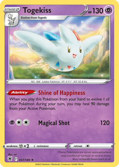 Togekiss Astral Radiance card