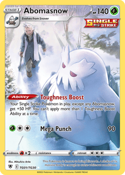 Abomasnow Astral Radiance Trainer Gallery card