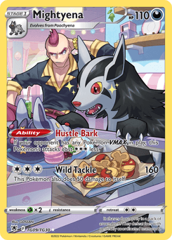 Mightyena Astral Radiance Trainer Gallery card