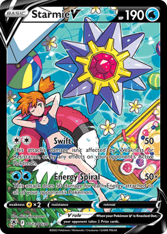 Starmie V Astral Radiance Trainer Gallery card