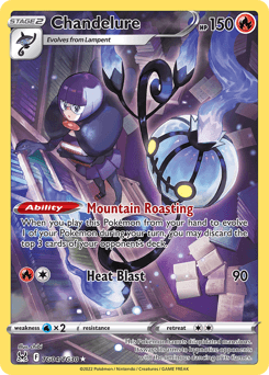 Chandelure Lost Origin Trainer Gallery card