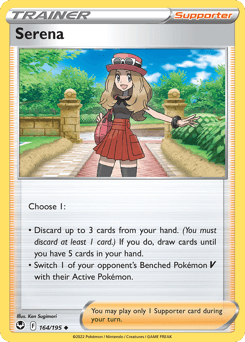 Serena Silver Tempest card