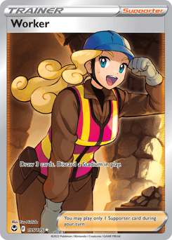 Worker Silver Tempest card