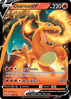 Charizard V Crown Zenith card