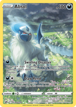 Absol Crown Zenith Galarian Gallery card