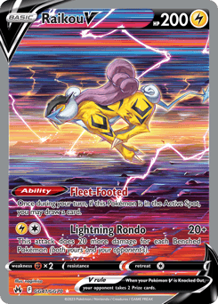 Raikou V Crown Zenith Galarian Gallery card