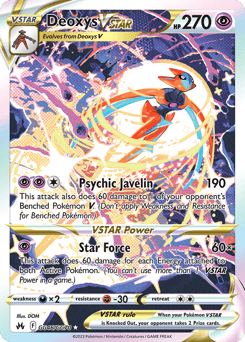 2023 Crown Zenith Galarian Gallery Deoxys VSTAR #GG46