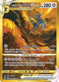 Origin Forme Dialga VSTAR Crown Zenith Galarian Gallery card