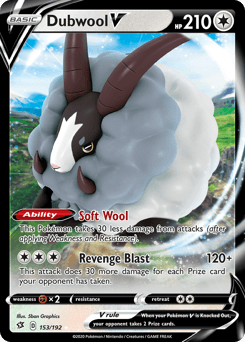 Dubwool V Rebel Clash card